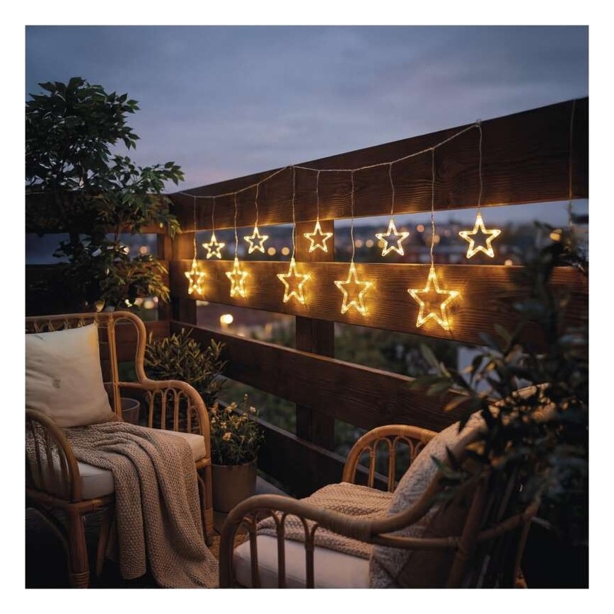 LED vanjski niz 125xLED/1,9m IP44 topla bijela