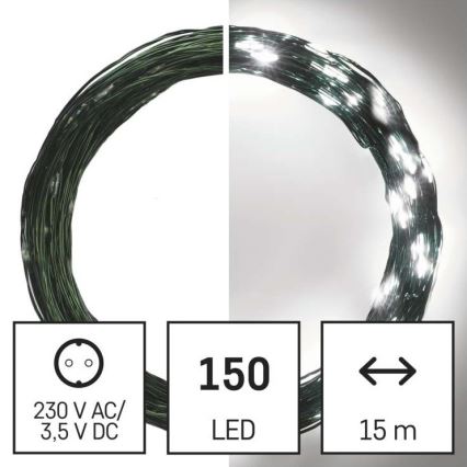 LED vanjski niz 150xLED/20m IP44 hladno bijela