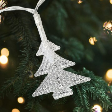 LED vanjski niz 20xLED/2xAA 2,2 m IP44 višebojni, ukrasna drvca