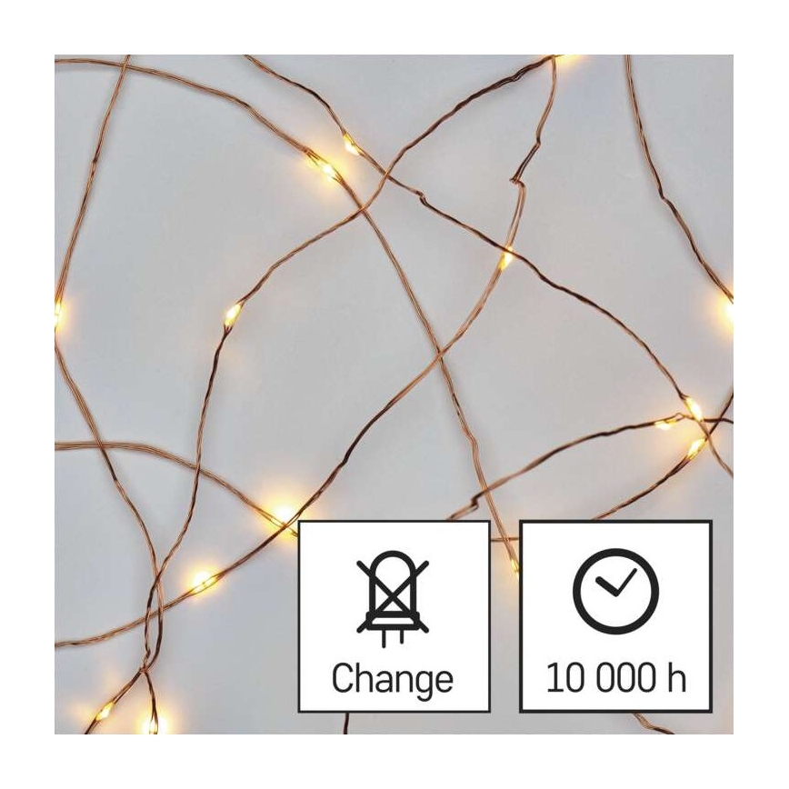 LED  vanjski niz 40xLED/9m IP44 topla bijela