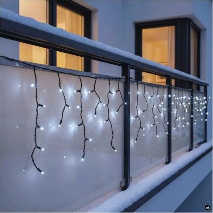 LED vanjski niz 50xLED/3x0,4m IP44 hladno bijela