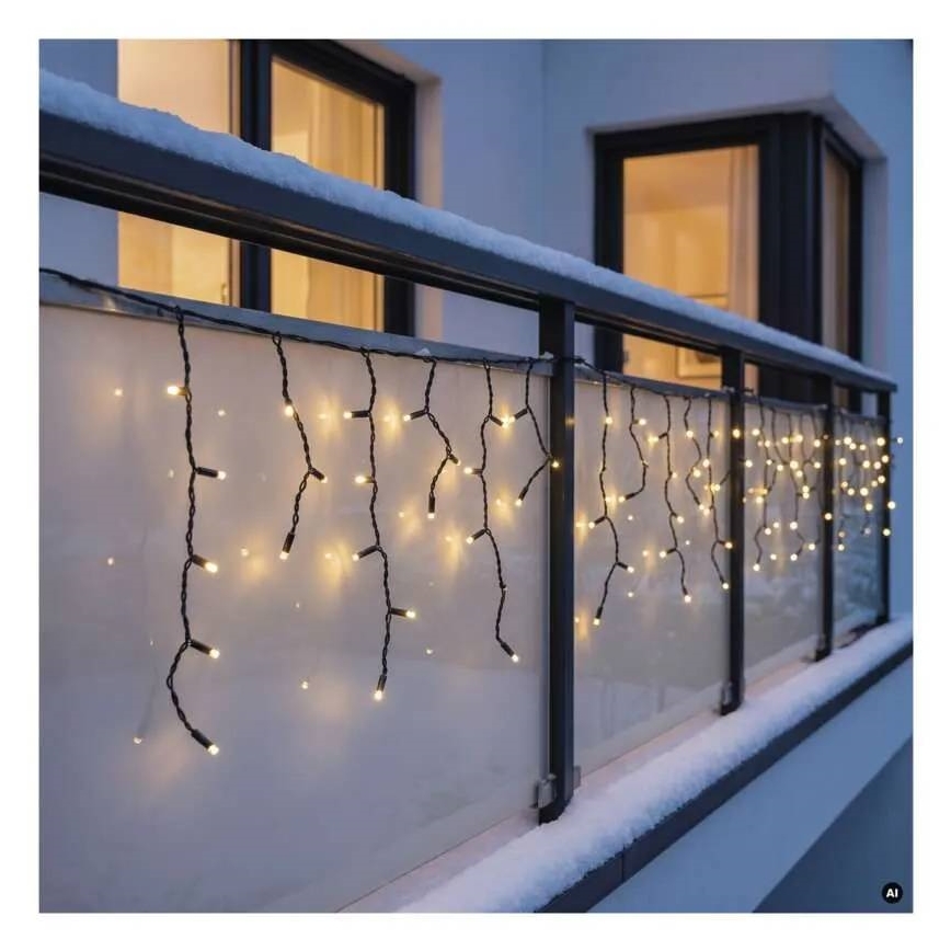 LED vanjski niz 50xLED/3x0,4m IP44 topla bijela
