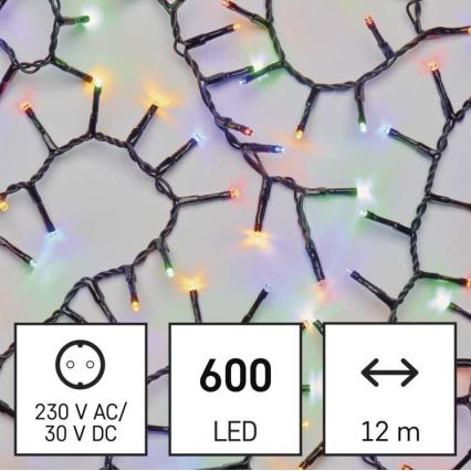 LED vanjski niz 600xLED/17m IP44 višebojan