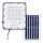 LED Vanjski prigušivi solarni reflektor LED/50W/3,2V 4500K IP65 crna + daljinski upravljač