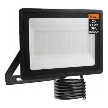 LED vanjski reflektor LED/100W/230V 4500K IP65 crna