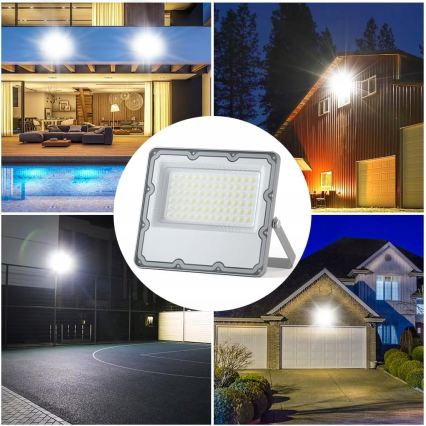 LED vanjski reflektor LED/100W/230V 4500K IP65 siva