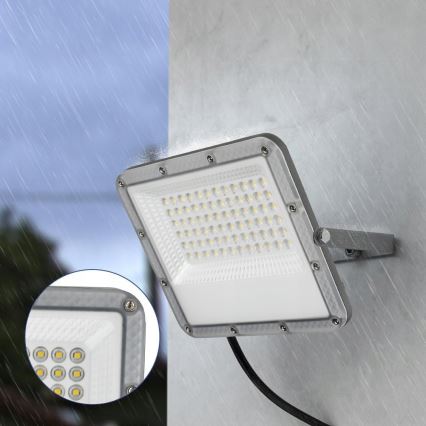 LED vanjski reflektor LED/100W/230V 4500K IP65 siva