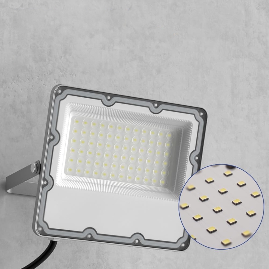 LED vanjski reflektor LED/100W/230V 4500K IP65 siva