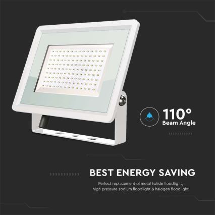 LED Vanjski reflektor LED/200W/230V 4000K IP65 bijela