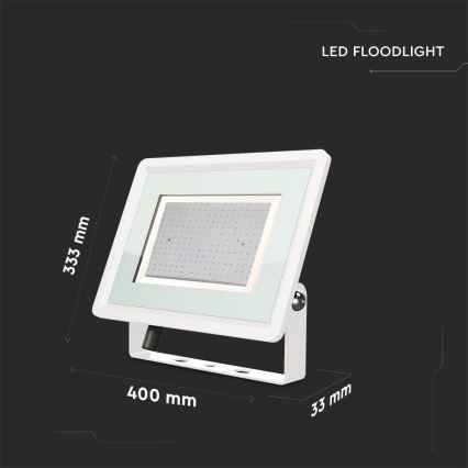 LED Vanjski reflektor LED/200W/230V 4000K IP65 bijela