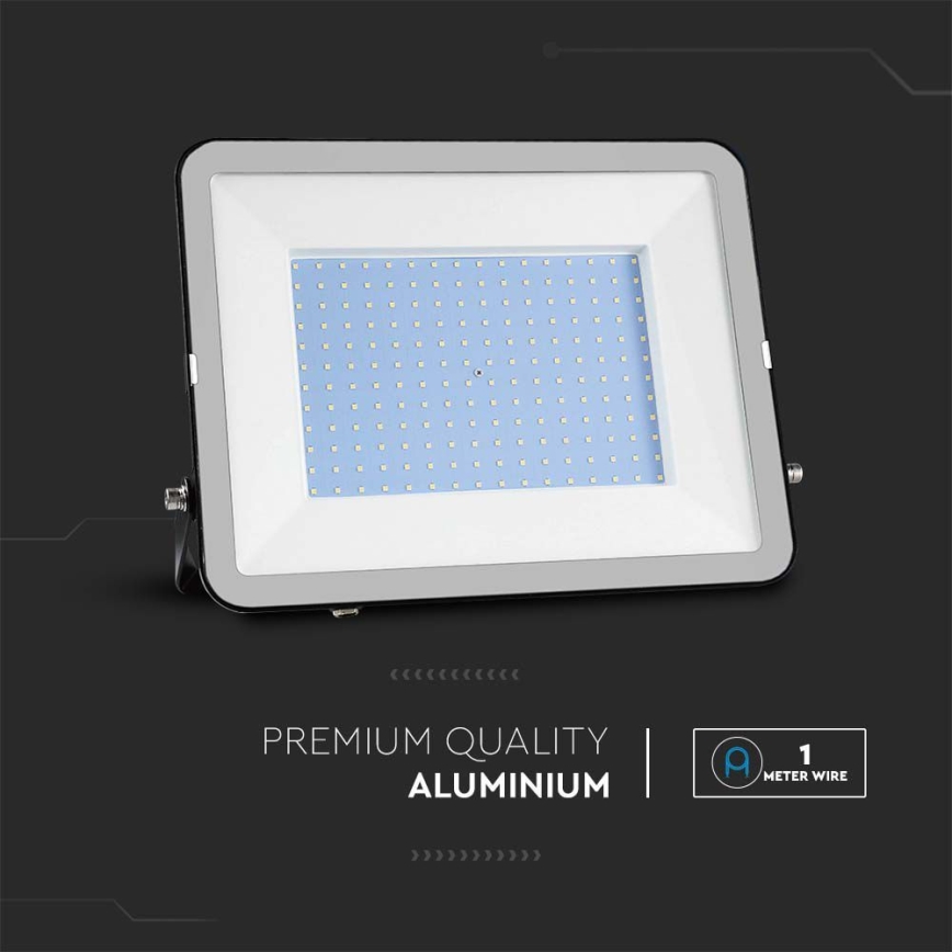 LED Vanjski reflektor SAMSUNG CHIP LED/200W/230V 4000K IP65 crna