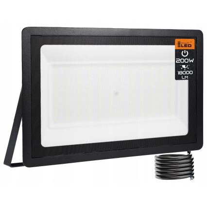 LED vanjski reflektor LED/200W/230V 4500K IP65 crna