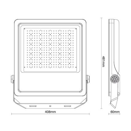 LED Vanjski reflektor PROFI PLUS LED/300W/230V 5000K IP66