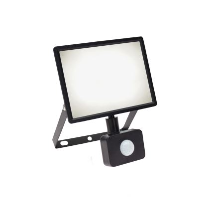 LED Vanjsko reflektorsko svjetlo s detektorom pokreta NOCTIS LUX 3 LED/30W/230V 4000K IP44 crna