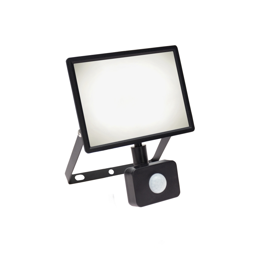 LED Vanjsko reflektorsko svjetlo s detektorom pokreta NOCTIS LUX 3 LED/30W/230V 4000K IP44 crna