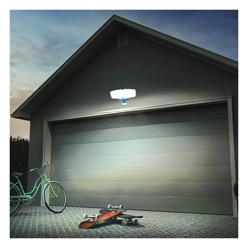 LED Vanjski reflektor sa senzorom LED/24W/230V 3000/4000/6000K IP54 antracit
