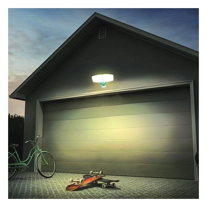 LED Vanjski reflektor sa senzorom LED/24W/230V 3000/4000/6000K IP54 antracit