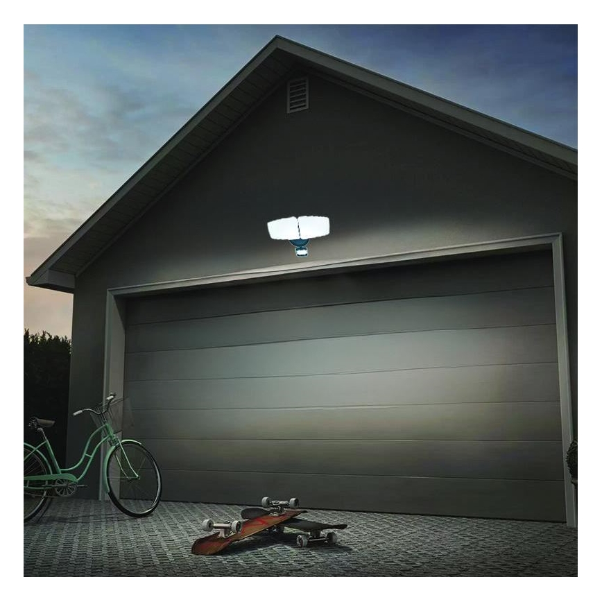 LED Vanjski reflektor sa senzorom LED/24W/230V 3000/4000/6000K IP54 antracit