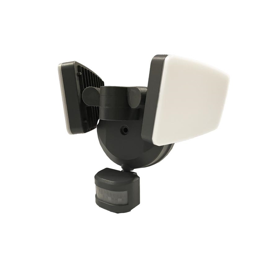 LED Vanjski reflektor sa senzorom LED/24W/230V 3000/4000/6000K IP54 antracit