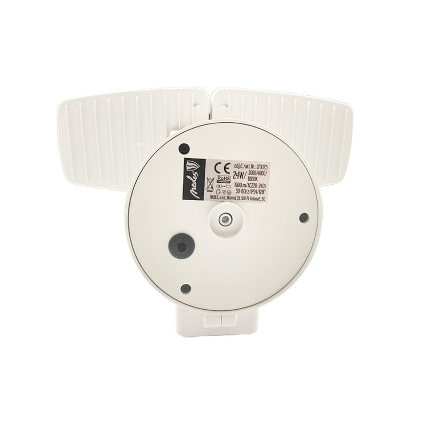 LED Vanjski reflektor sa senzorom LED/24W/230V 3000/4000/6000K IP54 bijela