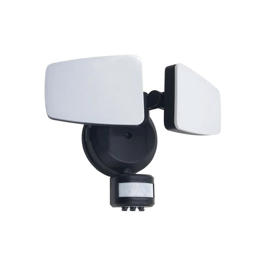 LED Vanjski reflektor sa senzorom LED/24W/230V 3000/4000/6000K IP54 crna
