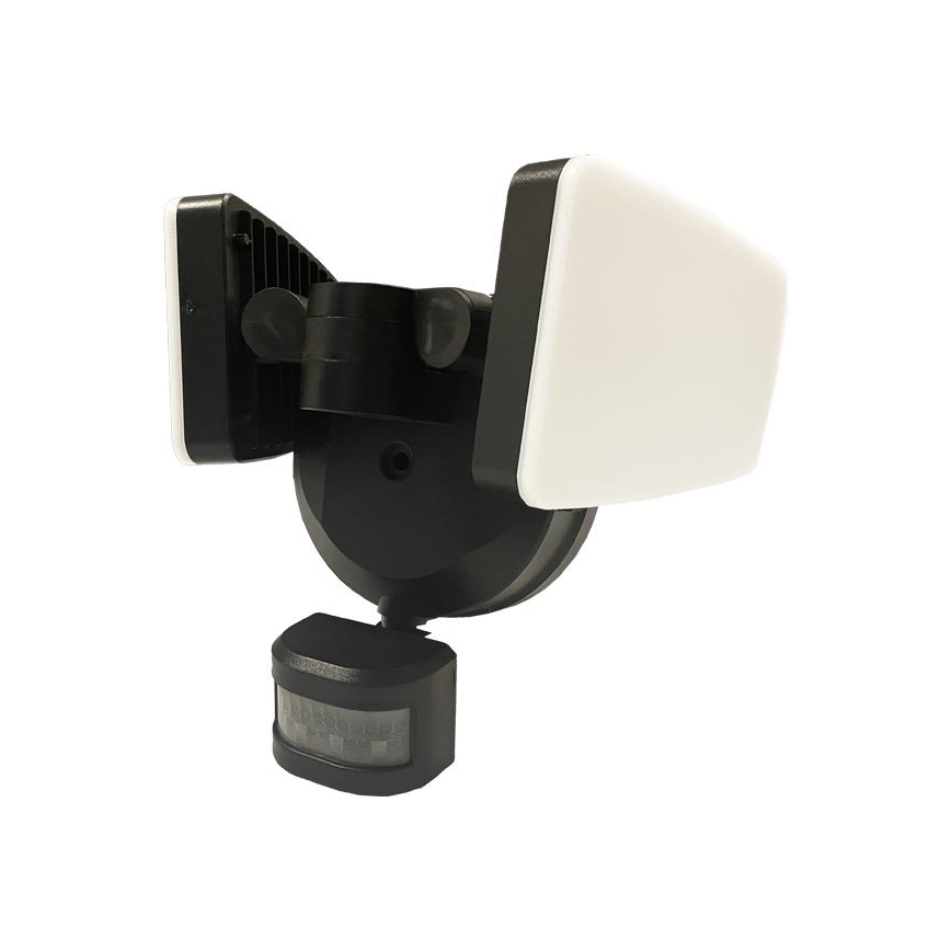 LED Vanjski reflektor sa senzorom LED/24W/230V 3000/4000/6000K IP54 crna