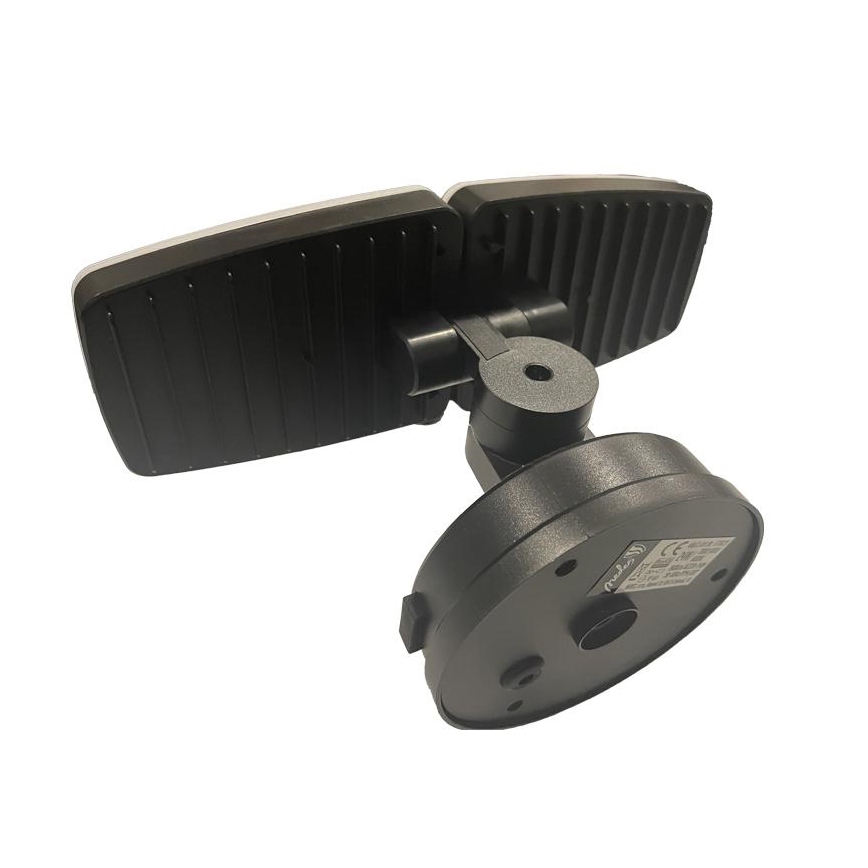 LED Vanjski reflektor sa senzorom LED/24W/230V 3000/4000/6000K IP54 crna
