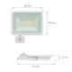 LED Vanjski reflektor sa senzorom NOCTIS LUX 2 LED/50W/230V 3000K IP44 bijela