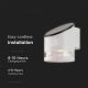 LED Vanjski solarna zidna svjetiljka LED/1W/3,7V 3000K IP54 bijela