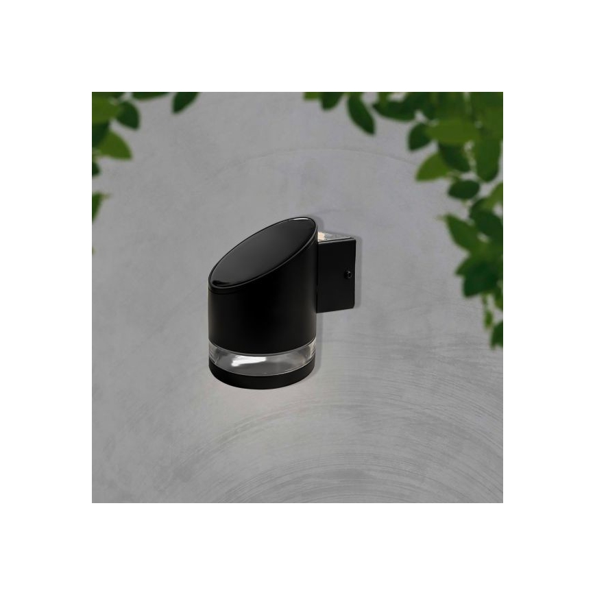 LED Vanjski solarna zidna svjetiljka LED/1W/3,7V 3000K IP54 crna