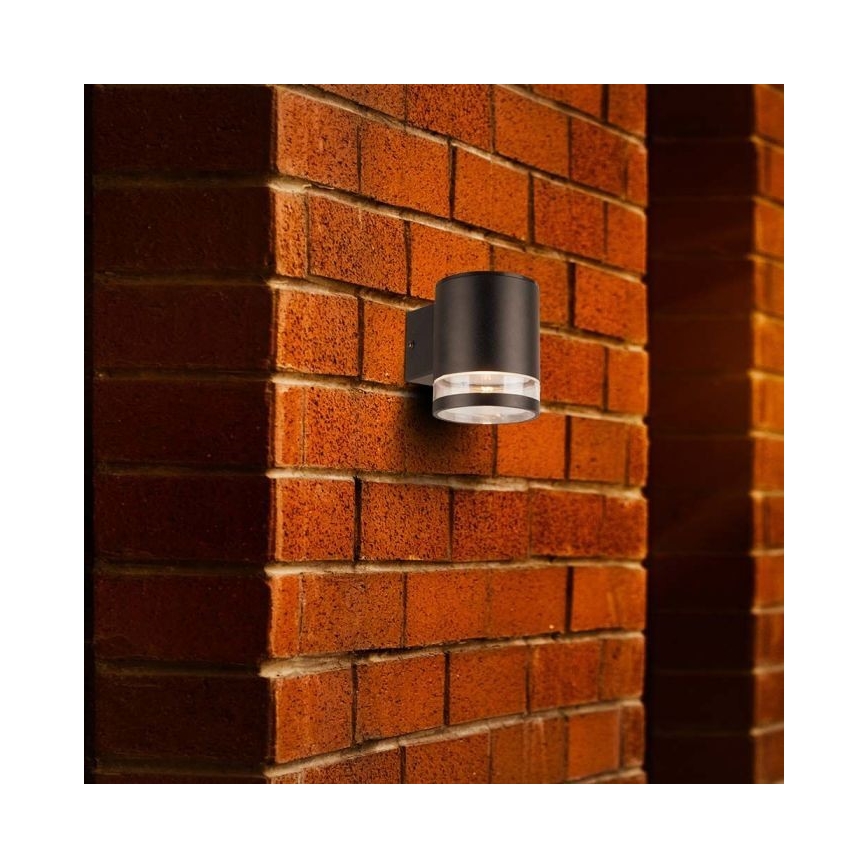 LED Vanjski solarna zidna svjetiljka LED/1W/3,7V 3000K IP54 crna
