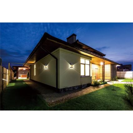 LED Vanjski solarna zidna svjetiljka sa senzorom LED/1W/230V 1200mAh IP65