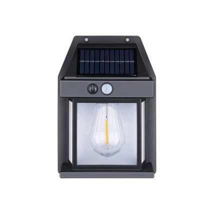 LED Vanjski solarna zidna svjetiljka sa senzorom LED/1W/230V 1200mAh IP65