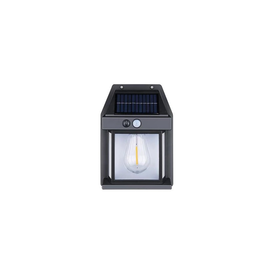 LED Vanjski solarna zidna svjetiljka sa senzorom LED/1W/230V 1200mAh IP65