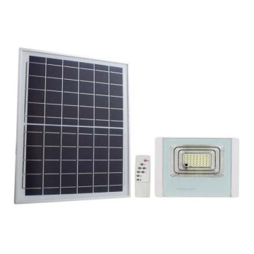 LED Vanjski solarni reflektor LED/12W/3,2V IP65 6400K + daljinski upravljač