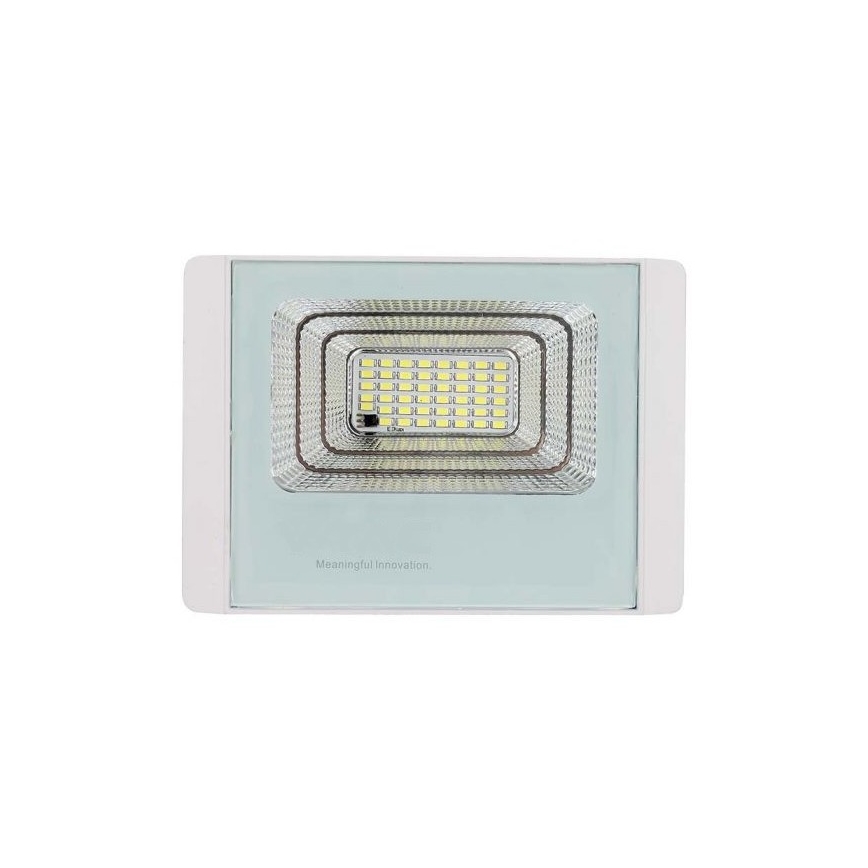 LED Vanjski solarni reflektor LED/12W/3,2V IP65 6400K + daljinski upravljač