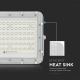 LED Vanjski prigušivi solarni reflektor LED/15W/3,2V IP65 4000K bijela + daljinski upravljač