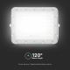 LED Vanjski prigušivi solarni reflektor LED/15W/3,2V IP65 4000K bijela + daljinski upravljač
