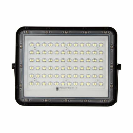 LED Vanjski prigušivi solarni reflektor LED/15W/3,2V IP65 4000K crna + daljinski upravljač