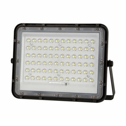 LED Vanjski prigušivi solarni reflektor LED/15W/3,2V IP65 4000K crna + daljinski upravljač