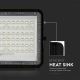 LED Vanjski prigušivi solarni reflektor LED/15W/3,2V IP65 4000K crna + daljinski upravljač