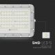 LED Vanjski prigušivi solarni reflektor LED/15W/3,2V IP65 6400K bijela + daljinski upravljač