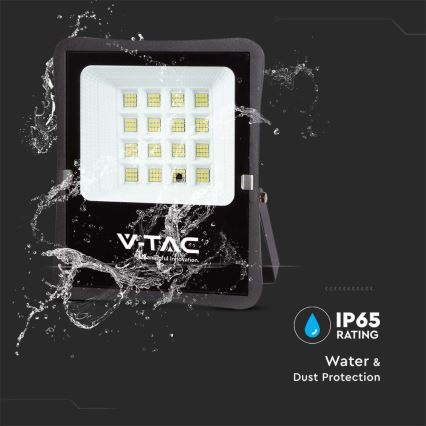 LED Vanjski solarni reflektor LED/16W/3,2V 6400K IP65 15000 mAh + daljinski upravljač
