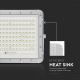 LED Vanjski solarni reflektor LED/20W/3,2V 4000K bijela IP65 + daljinski upravljač