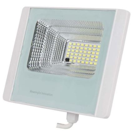 LED Vanjski solarni reflektor LED/20W/3,2V IP65 4000K + daljinski upravljač