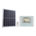 LED Vanjski solarni reflektor LED/20W/3,2V IP65 6400K + daljinski upravljač