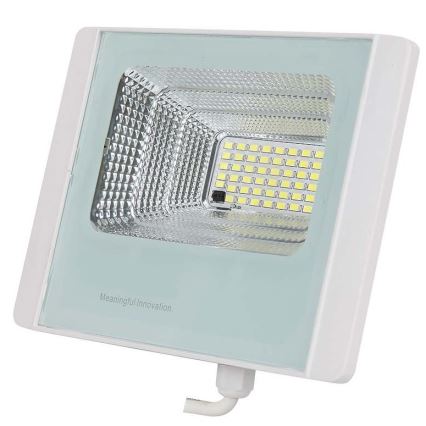 LED Vanjski solarni reflektor LED/20W/3,2V IP65 6400K + daljinski upravljač