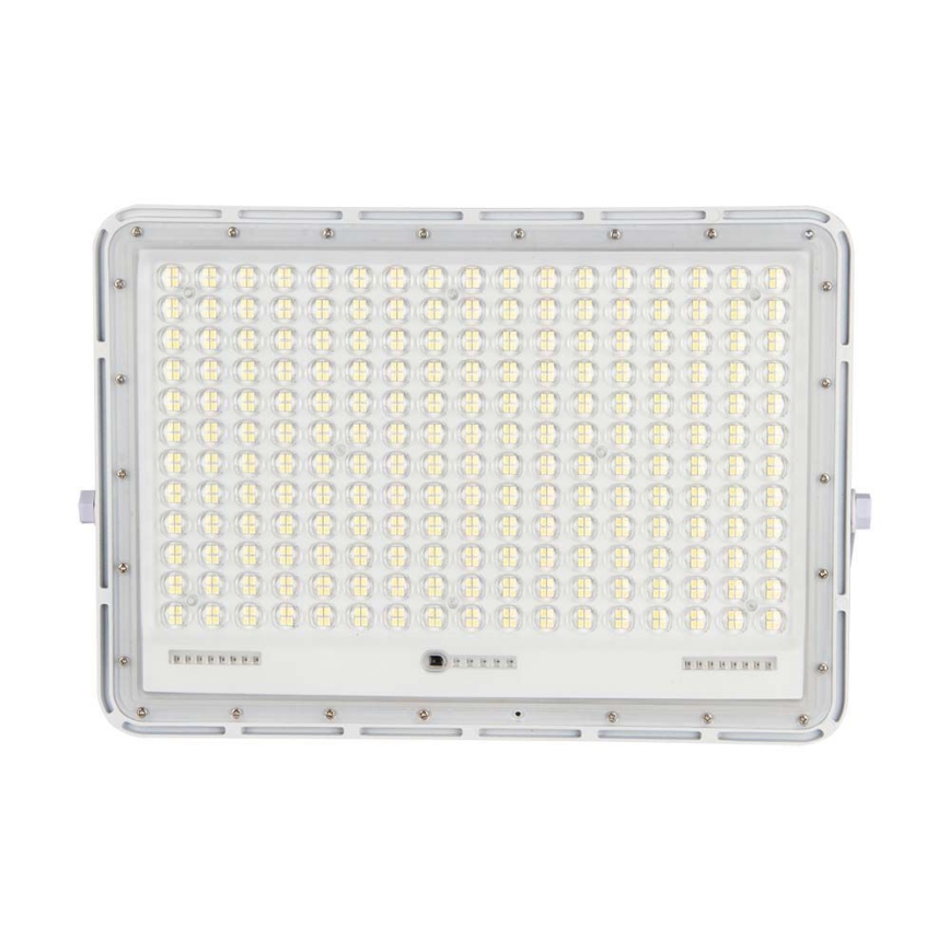 LED Vanjski solarni reflektor LED/30W/3,2V 4000K bijela IP65 + daljinski upravljač