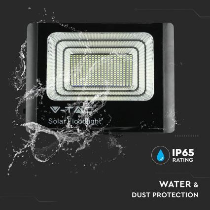 LED Vanjski solarni reflektor LED/40W/10V IP65 6000K 20000 mAh + daljinski upravljač