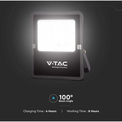 LED Vanjski solarni reflektor LED/6W/3,2V 6400K IP65 4000 mAh + daljinski upravljač